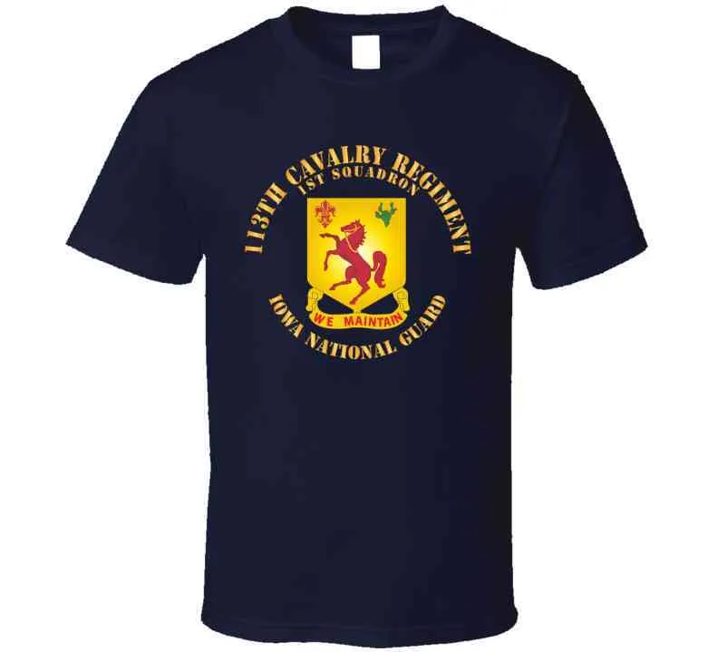 113th Cavalry Regiment - Dui - Iowa National Guard X 300 T Shirt