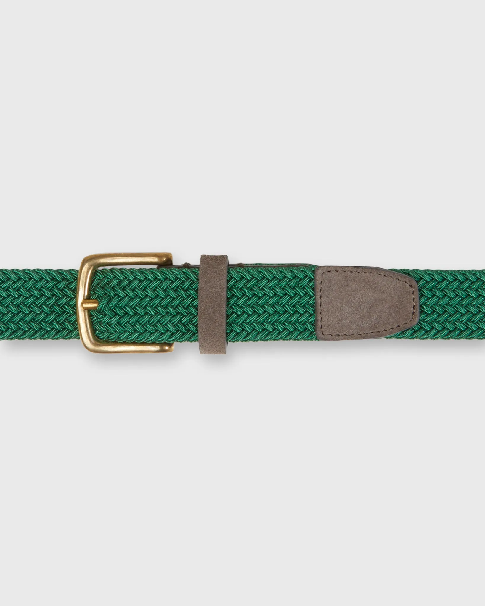 1.25" Woven Elastic Belt in Green