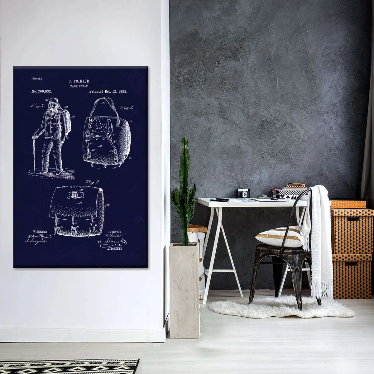 1882 Back Pack Wall Art