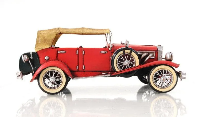 1933 Red Duesenberg Model Car