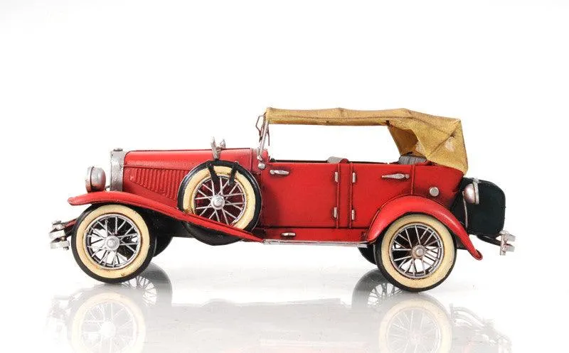 1933 Red Duesenberg Model Car