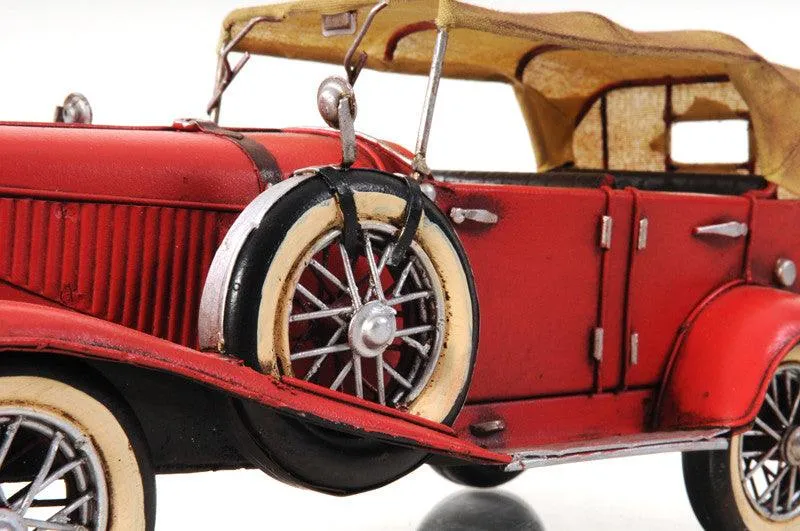 1933 Red Duesenberg Model Car