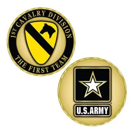 1st Cavalry Division Army Challenge Coin