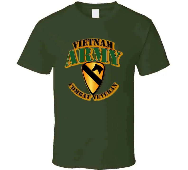 1st Cavalry Division - Combat Veteran T Shirt, Premium and Hoodie