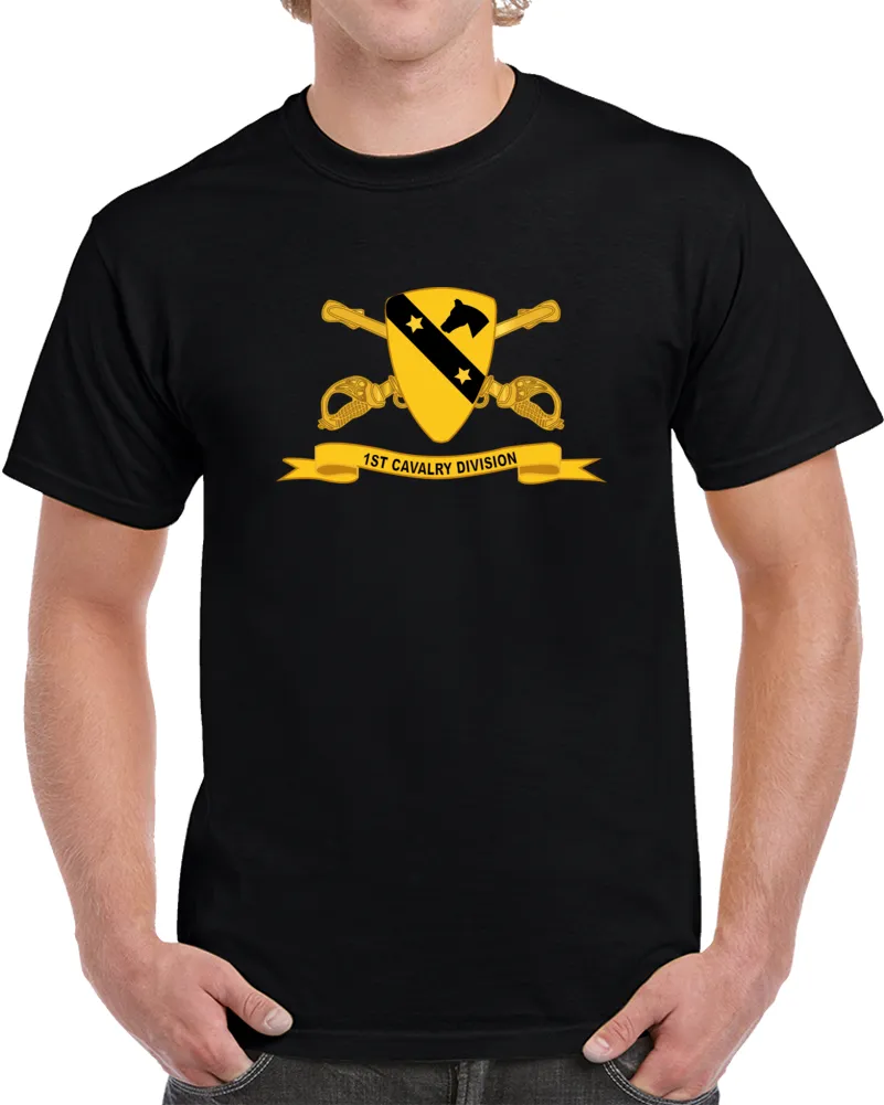 1st Cavalry Division w Br - Ribbon Classic T Shirt