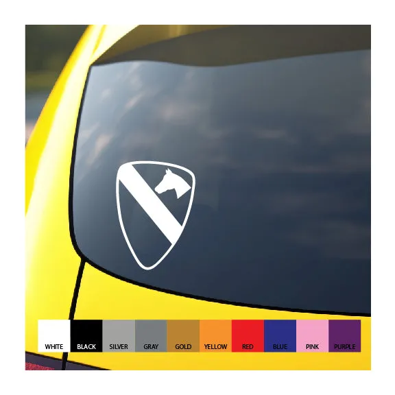 1st Cavalry vinyl decal