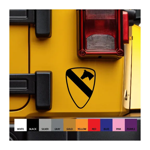 1st Cavalry vinyl decal