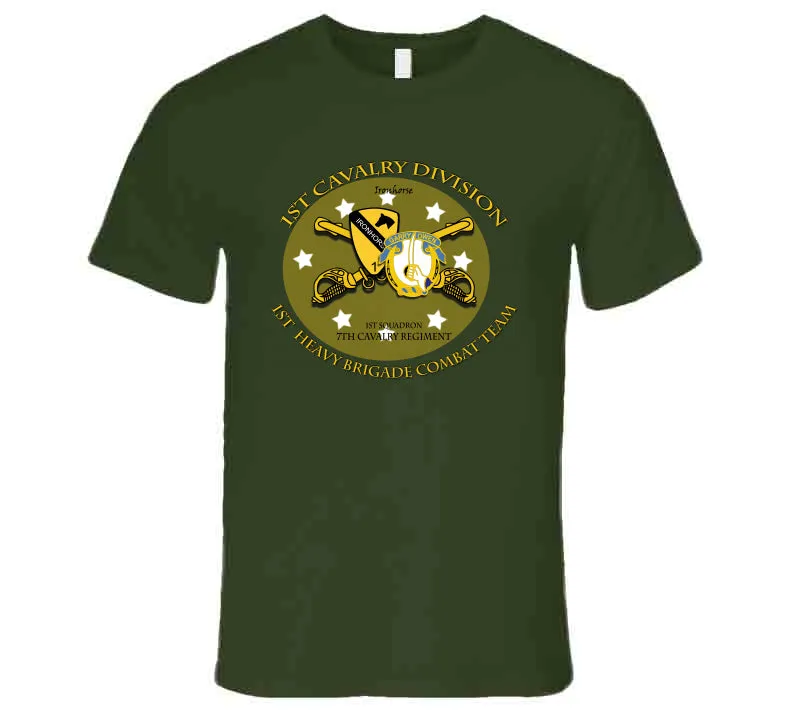 1st Heavy Brigade Combat Team, 1st Cav Div, 1st Squadron, 7th Cavalry T Shirt and Hoodie