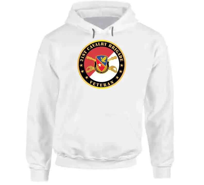 21st Cavalry Brigade - Veteran - Red - White X 300 T Shirt