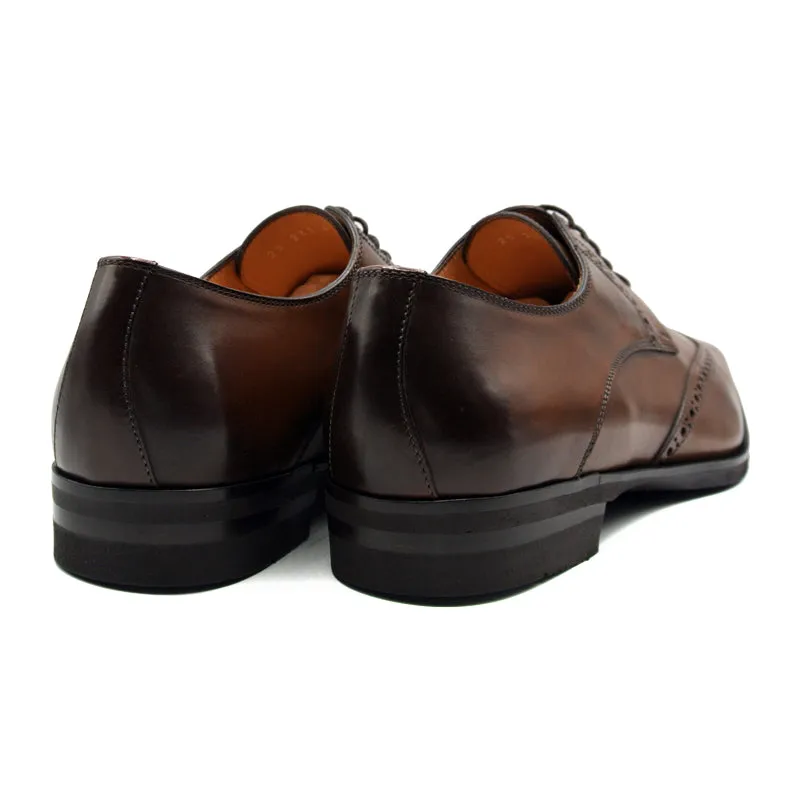 25-531-BCN STEFANO Italian Calfskin Burnished Cognac Size 9.5