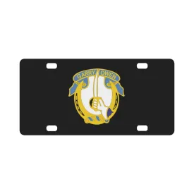 2nd Bn, 7th Cavalry(Airmobile Infantry) No Text Classic License Plate