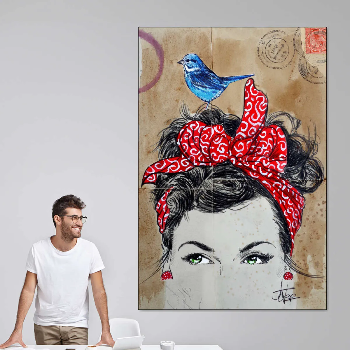 9 Bandana's - Back On Top Wall Art