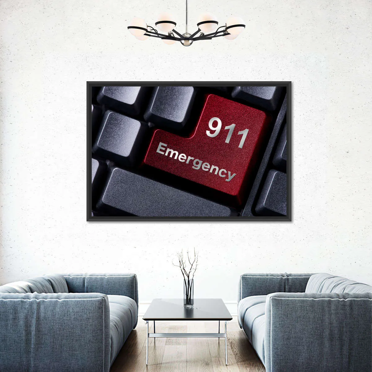 911 Emergency Wall Art