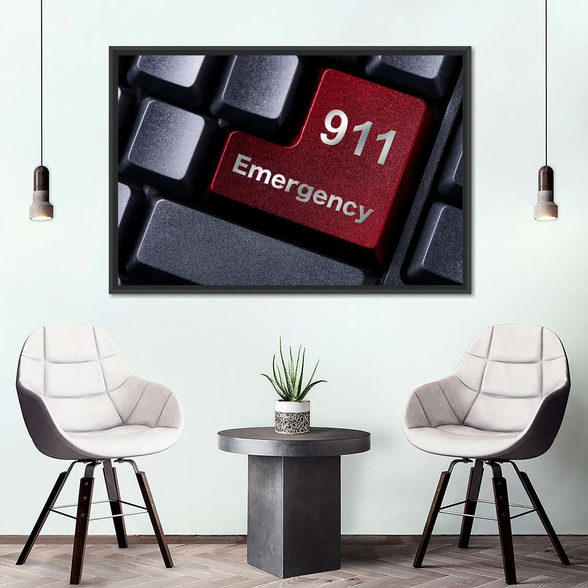 911 Emergency Wall Art