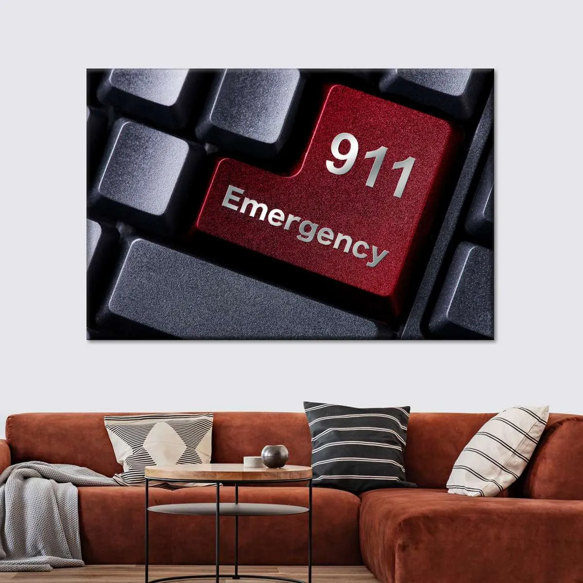 911 Emergency Wall Art