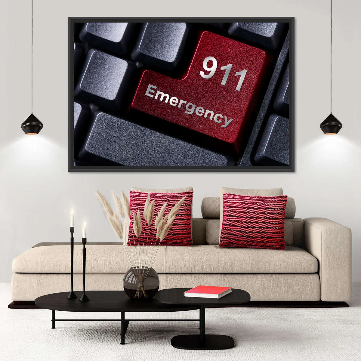 911 Emergency Wall Art