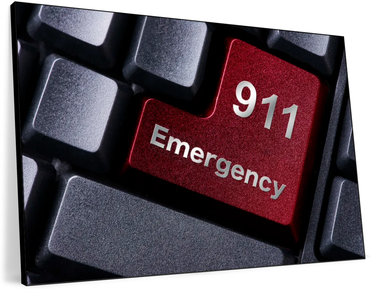 911 Emergency Wall Art