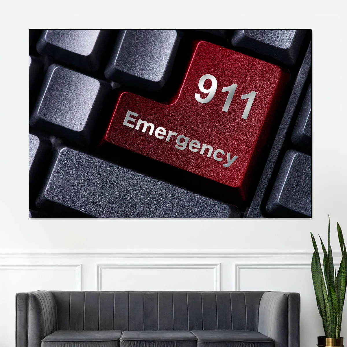 911 Emergency Wall Art