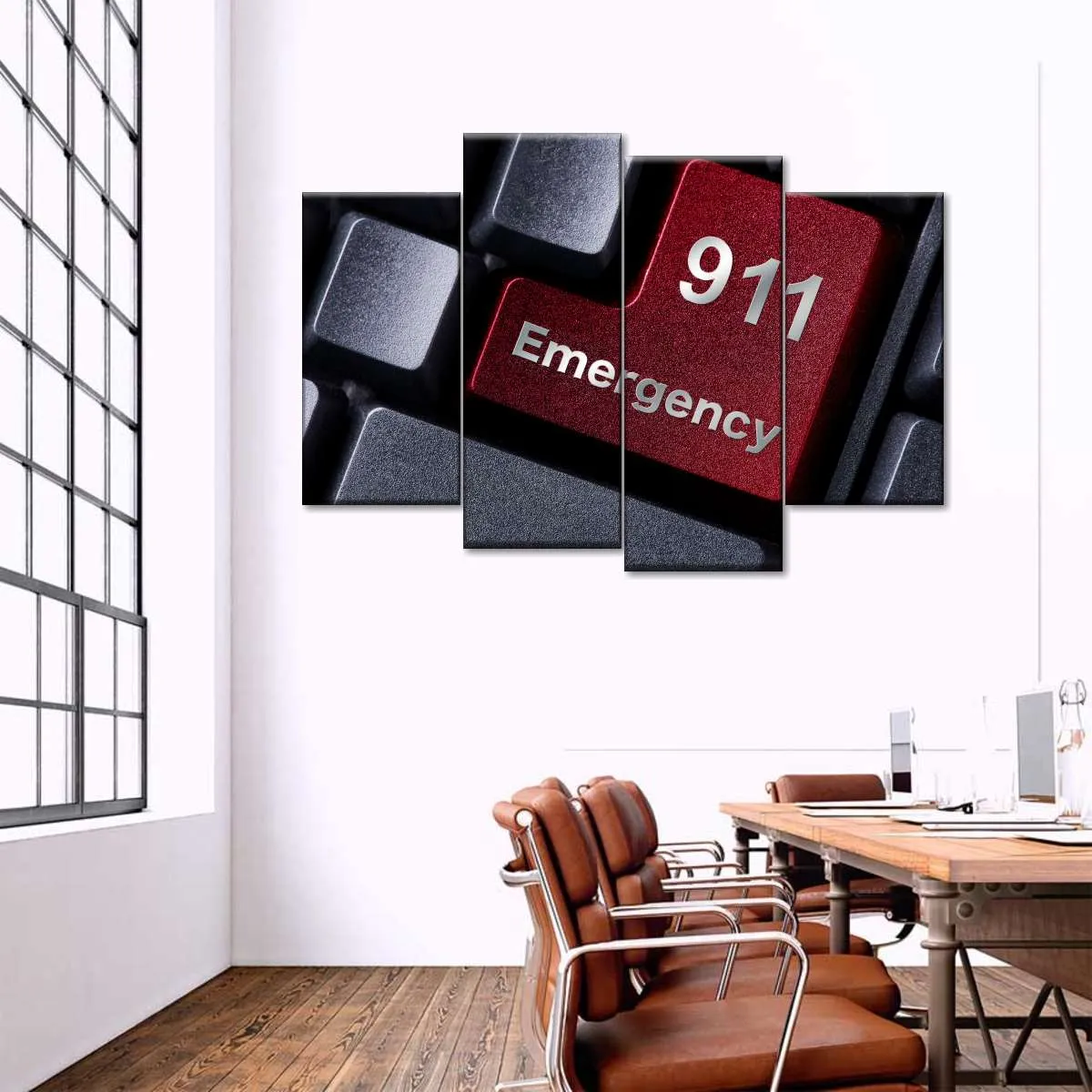 911 Emergency Wall Art