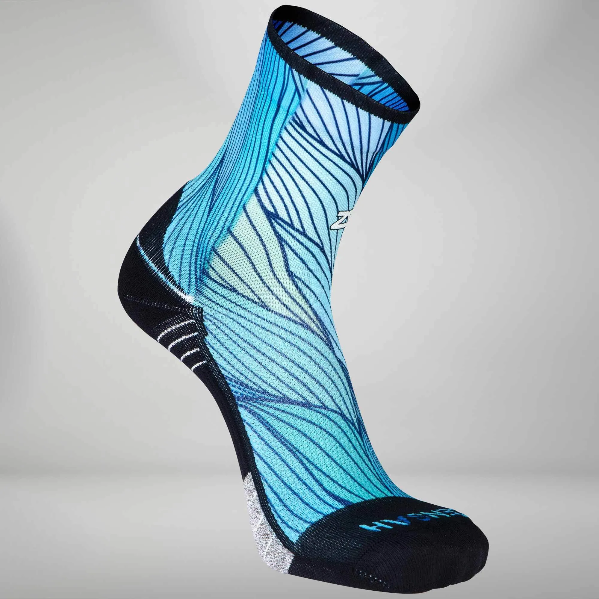 Abstract Waves Socks (Mini Crew)