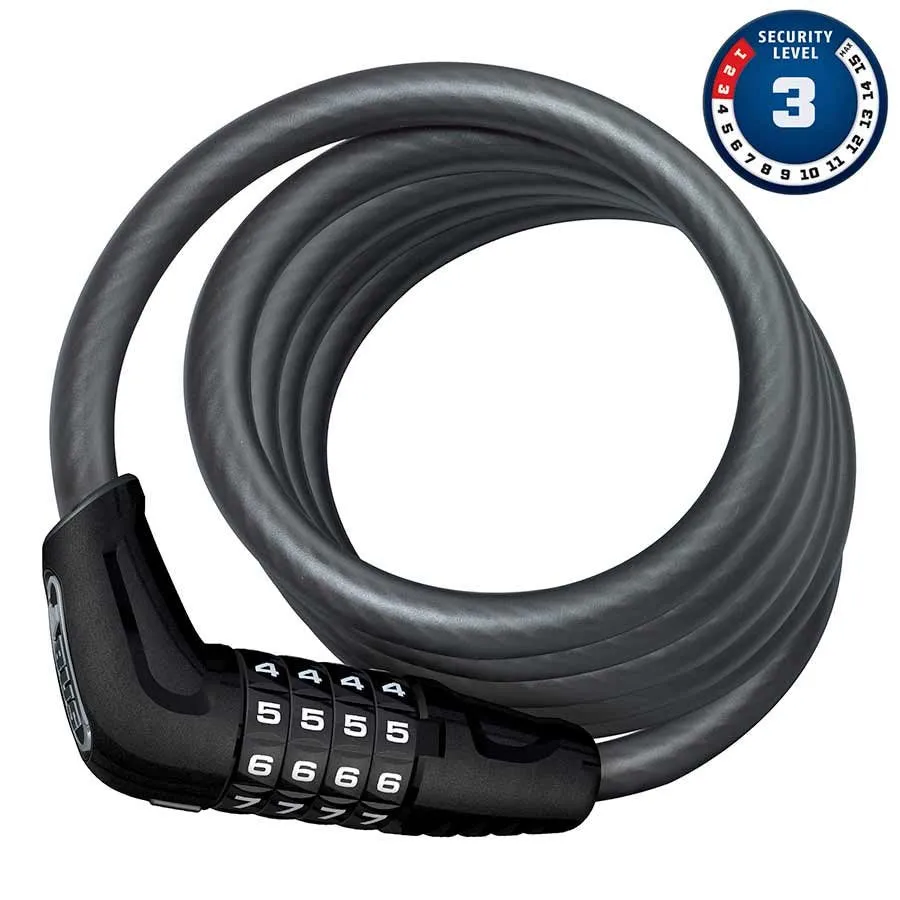 Abus Numero 5510C Cable with 4 digit Combination Lock