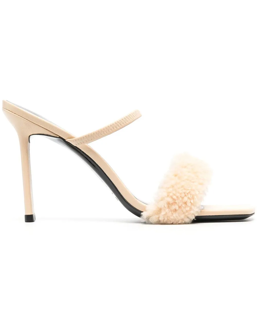 Ada Shearling Sandal in Sable