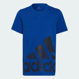 Adidas Logo Boys Lifestyle T-Shirt Royal Blue