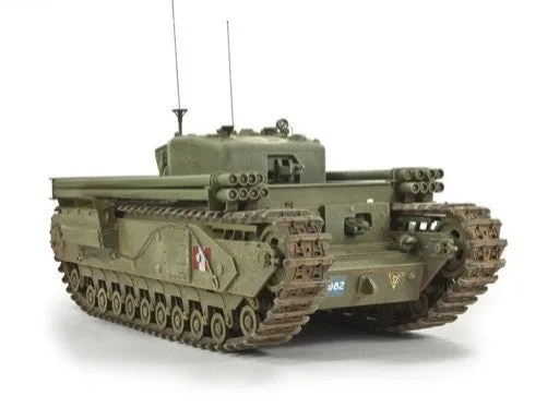 AFV Club Military 1/35 Churchill AVRE Tank w/Snake Launcher Kit