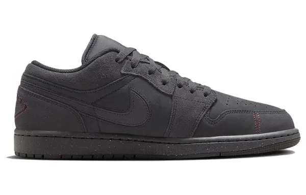 Air Jordan 1 Low SE Craft 'Dark Smoke Red', Gray