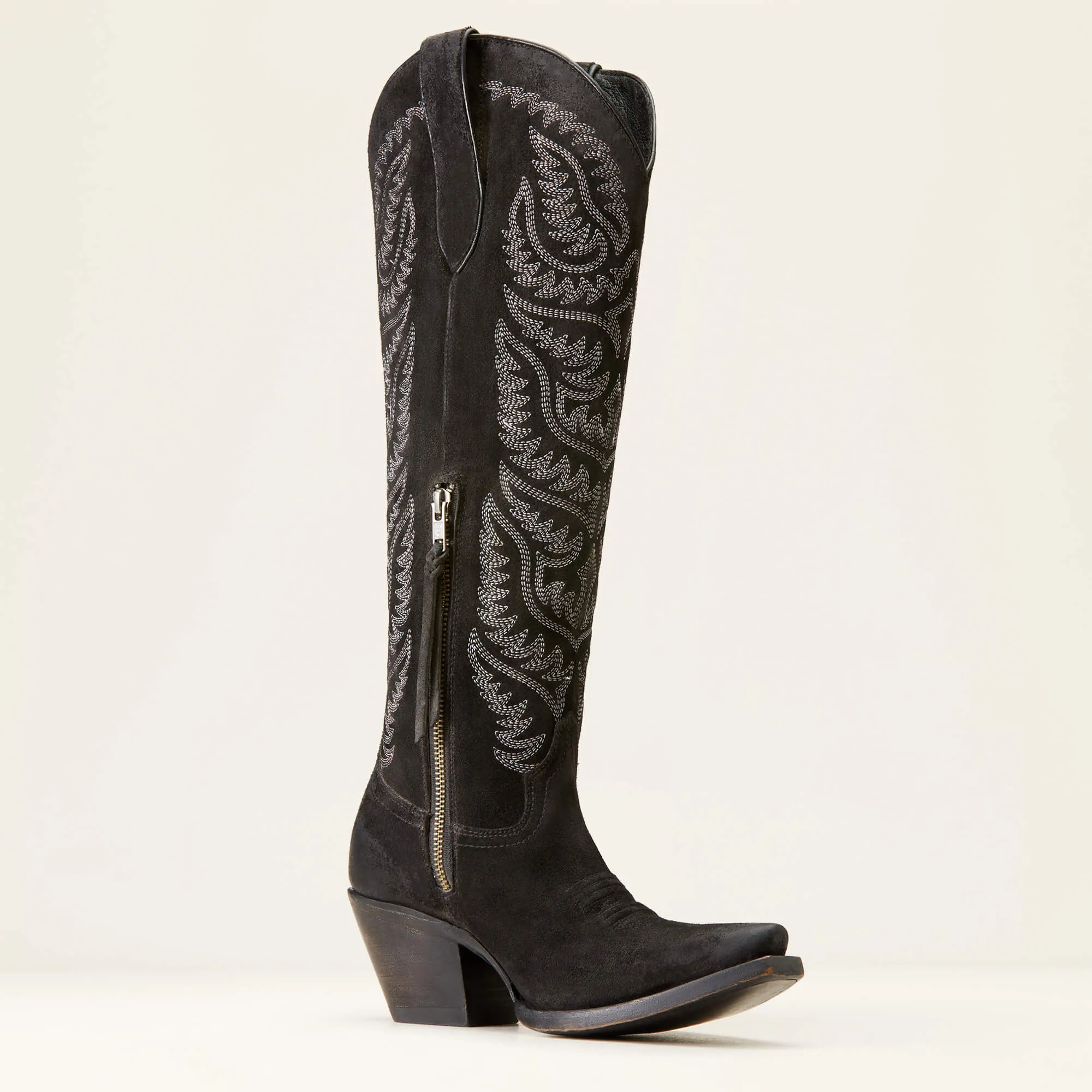 Ariat Laramie Black Suede Boot