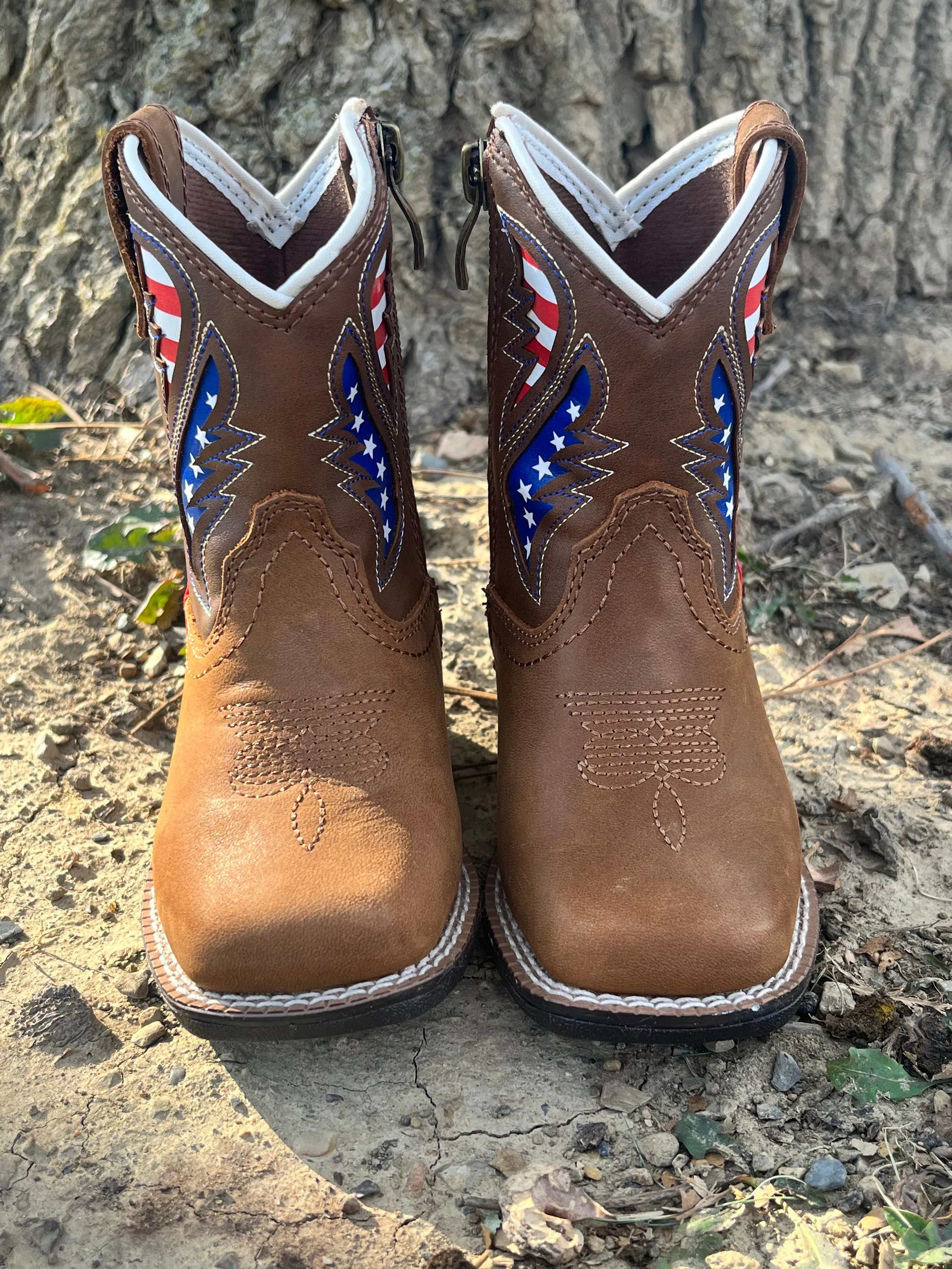 Ariat Lil' Stomper Toddler George Western Cowboy Boot A441002702