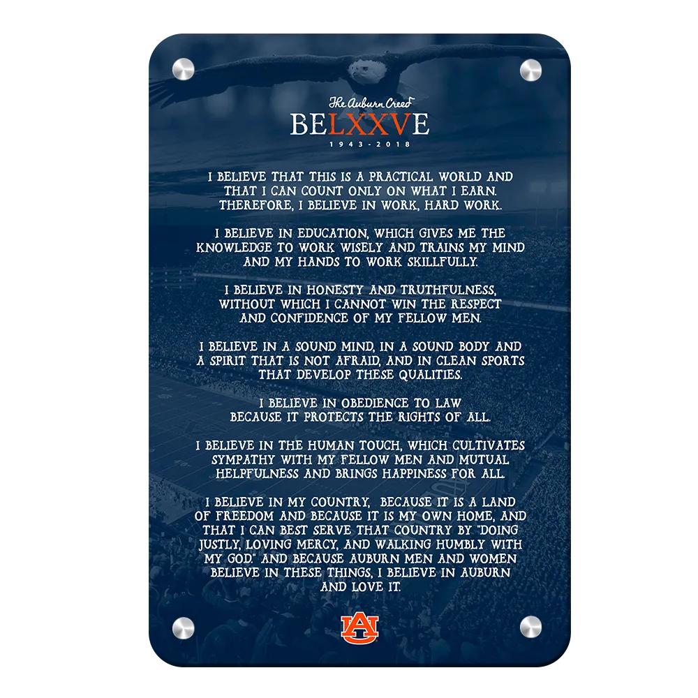 Auburn Tigers - Auburn Creed