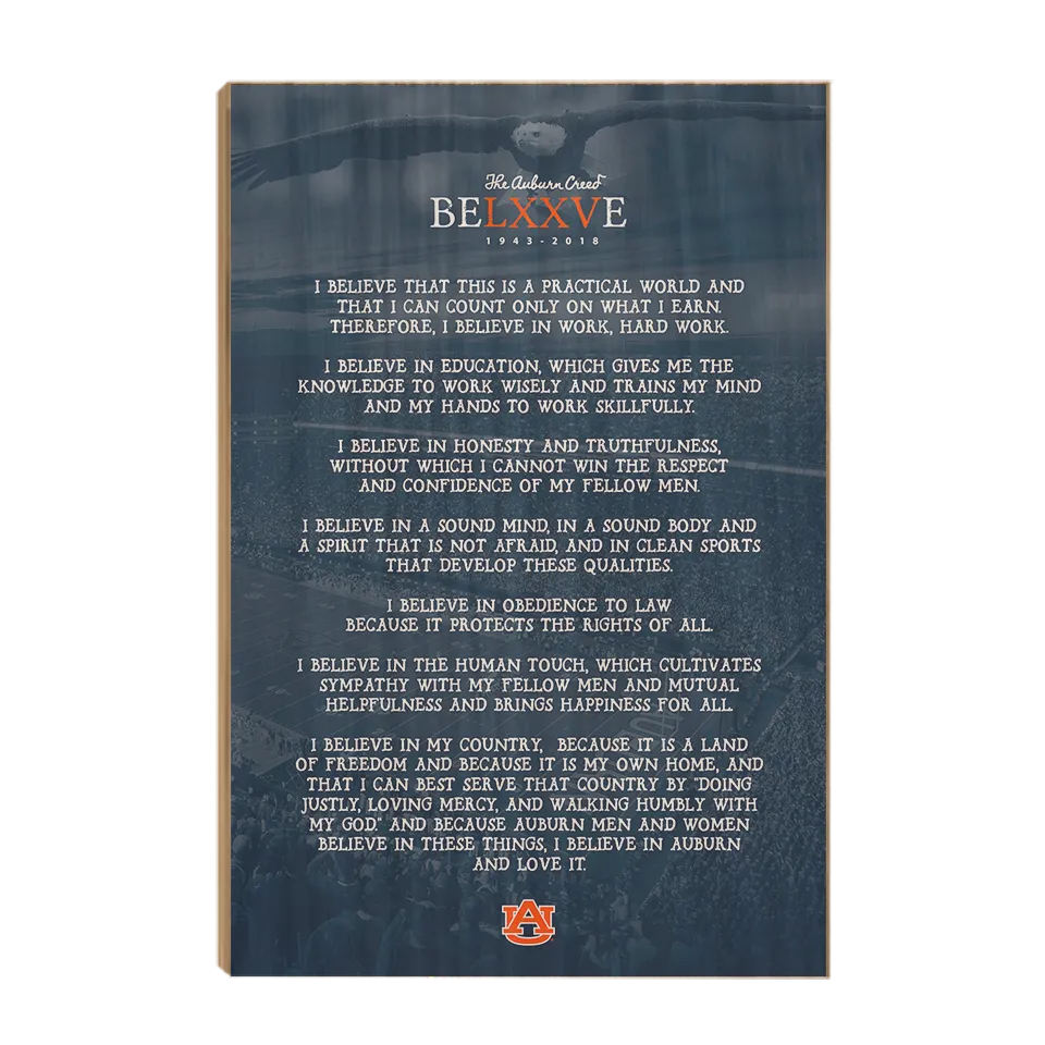 Auburn Tigers - Auburn Creed