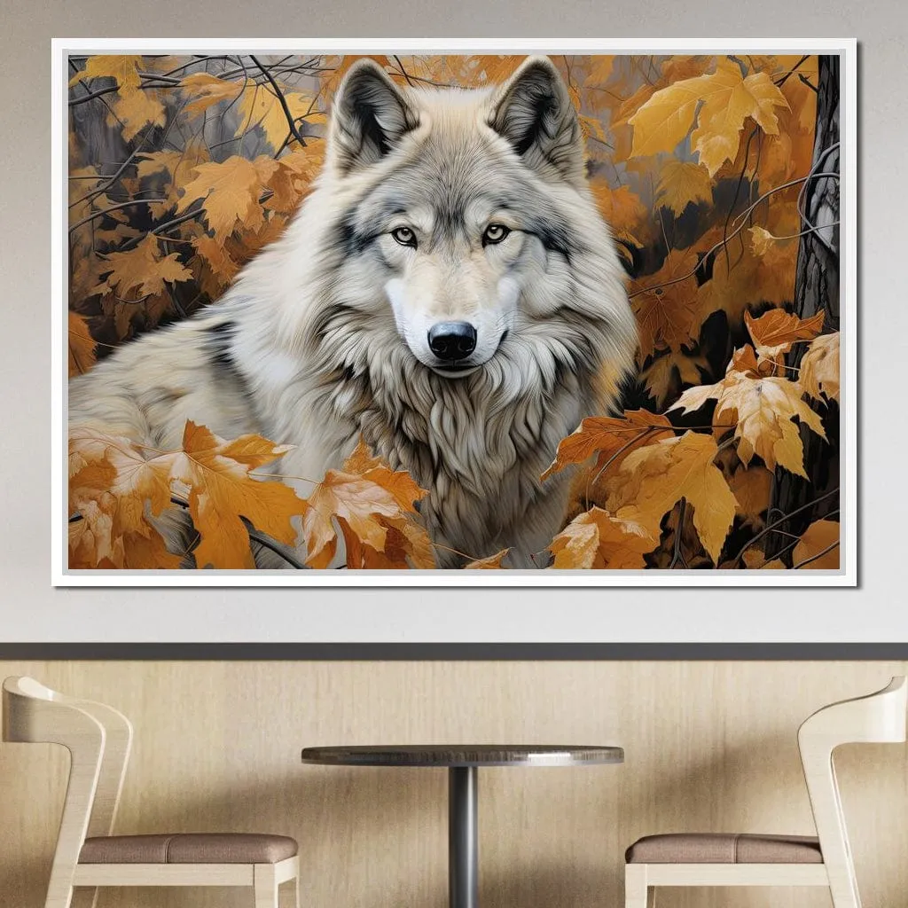 Autumnal Arctic Wolf