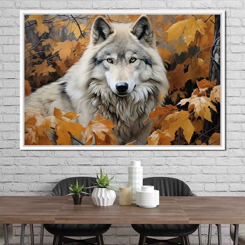 Autumnal Arctic Wolf