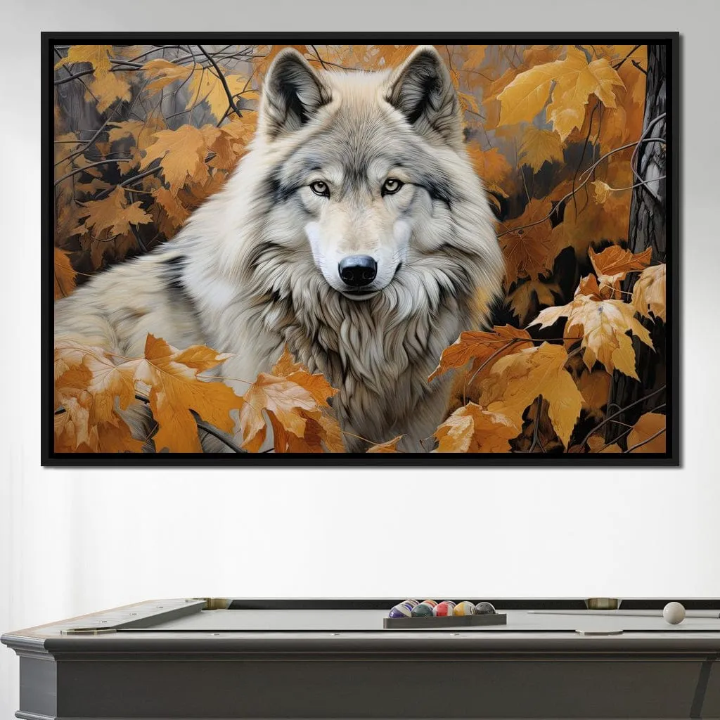 Autumnal Arctic Wolf