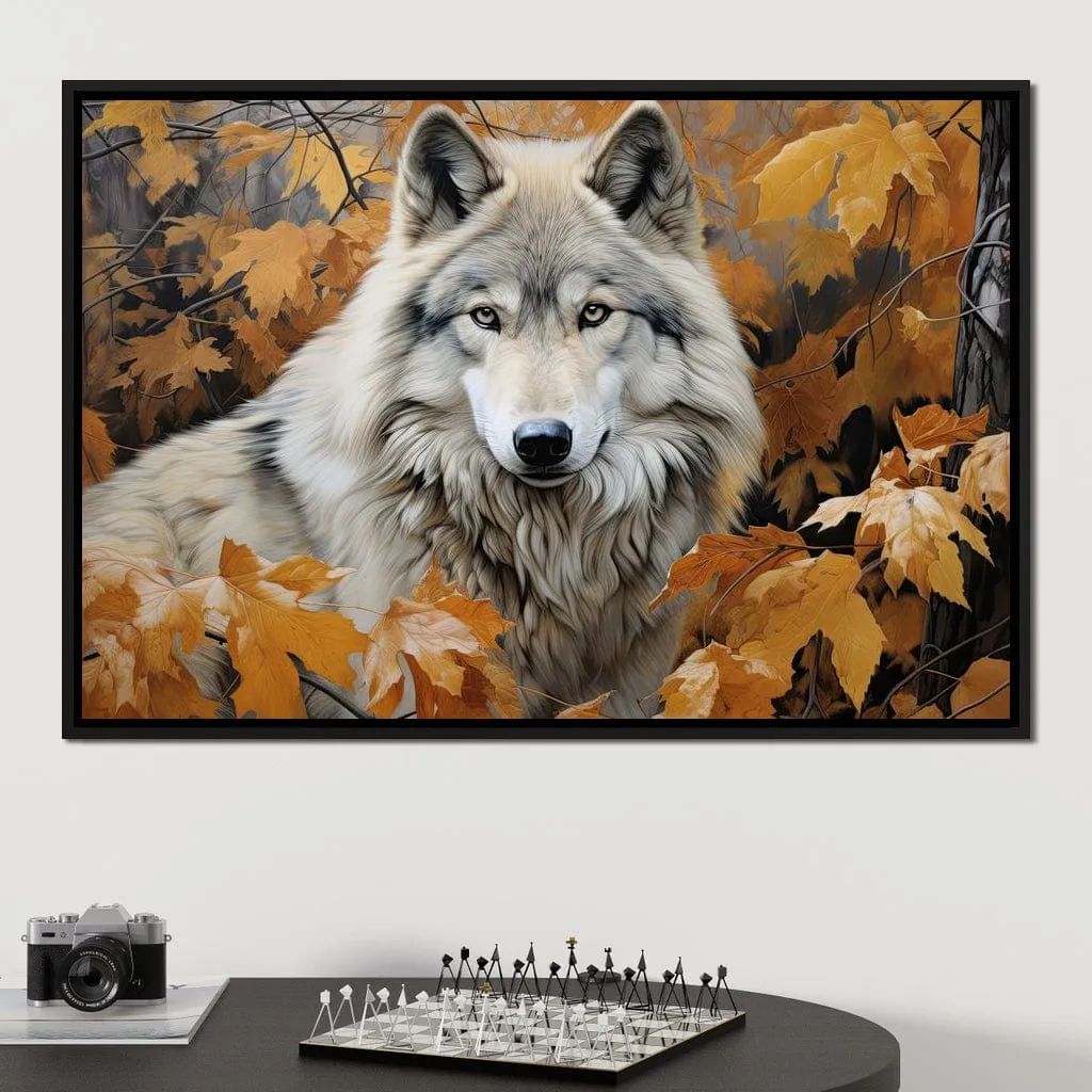 Autumnal Arctic Wolf