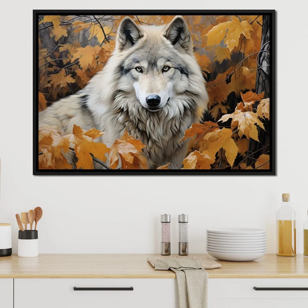 Autumnal Arctic Wolf