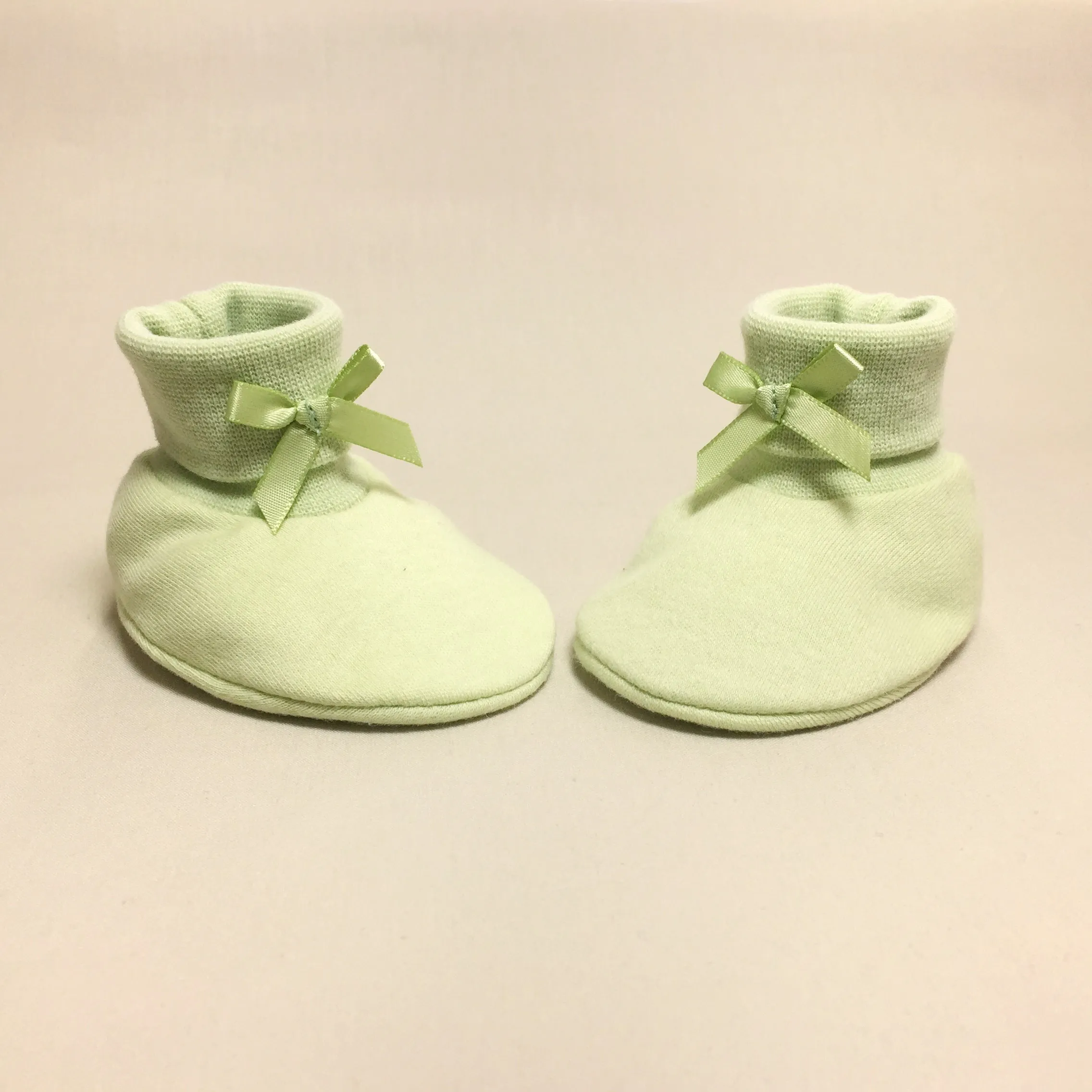 Baby Booties Solid Green