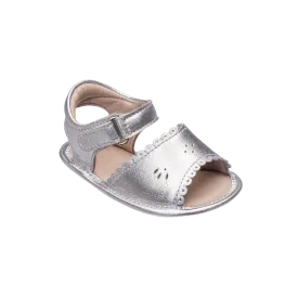 Baby Scallop Sandal - Silver