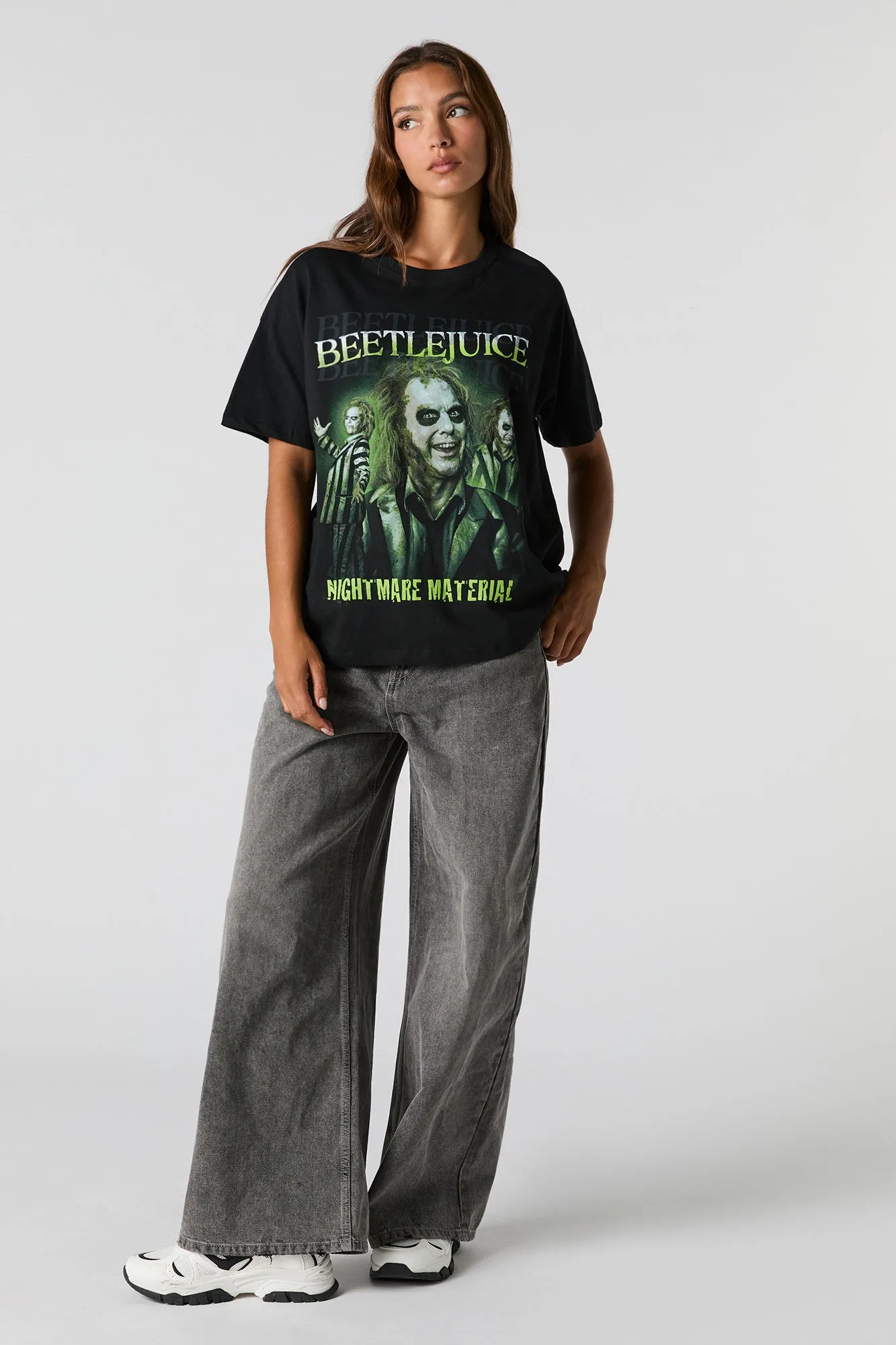 Beetlejuice Graphic Boyfriend T-Shirt