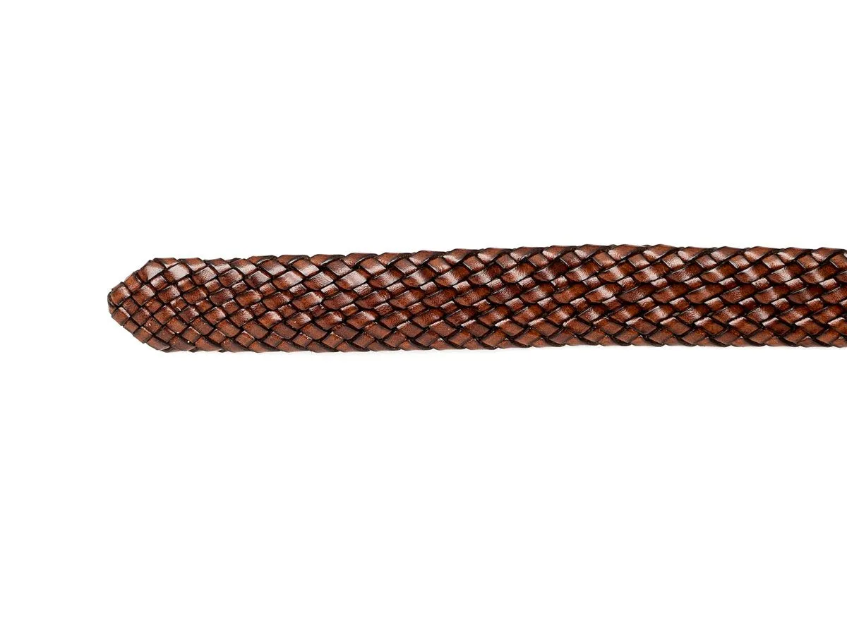 Belt Brown Woven Calf