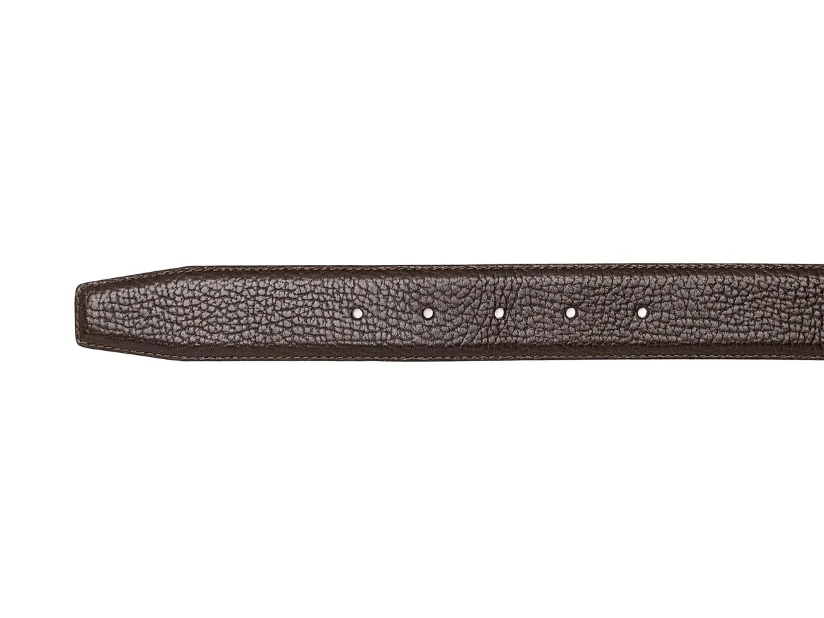 Belt Dark Brown Grain