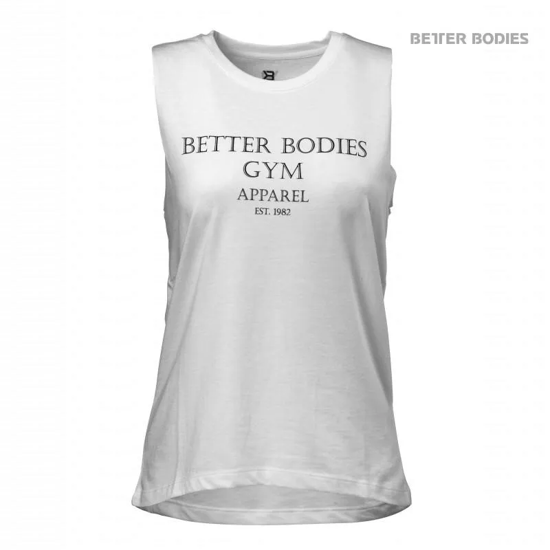 Better Bodies Chelsea Loose Tank - White