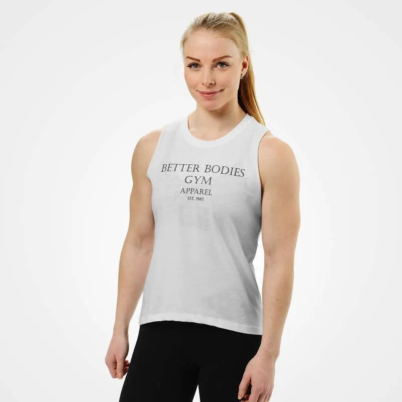 Better Bodies Chelsea Loose Tank - White