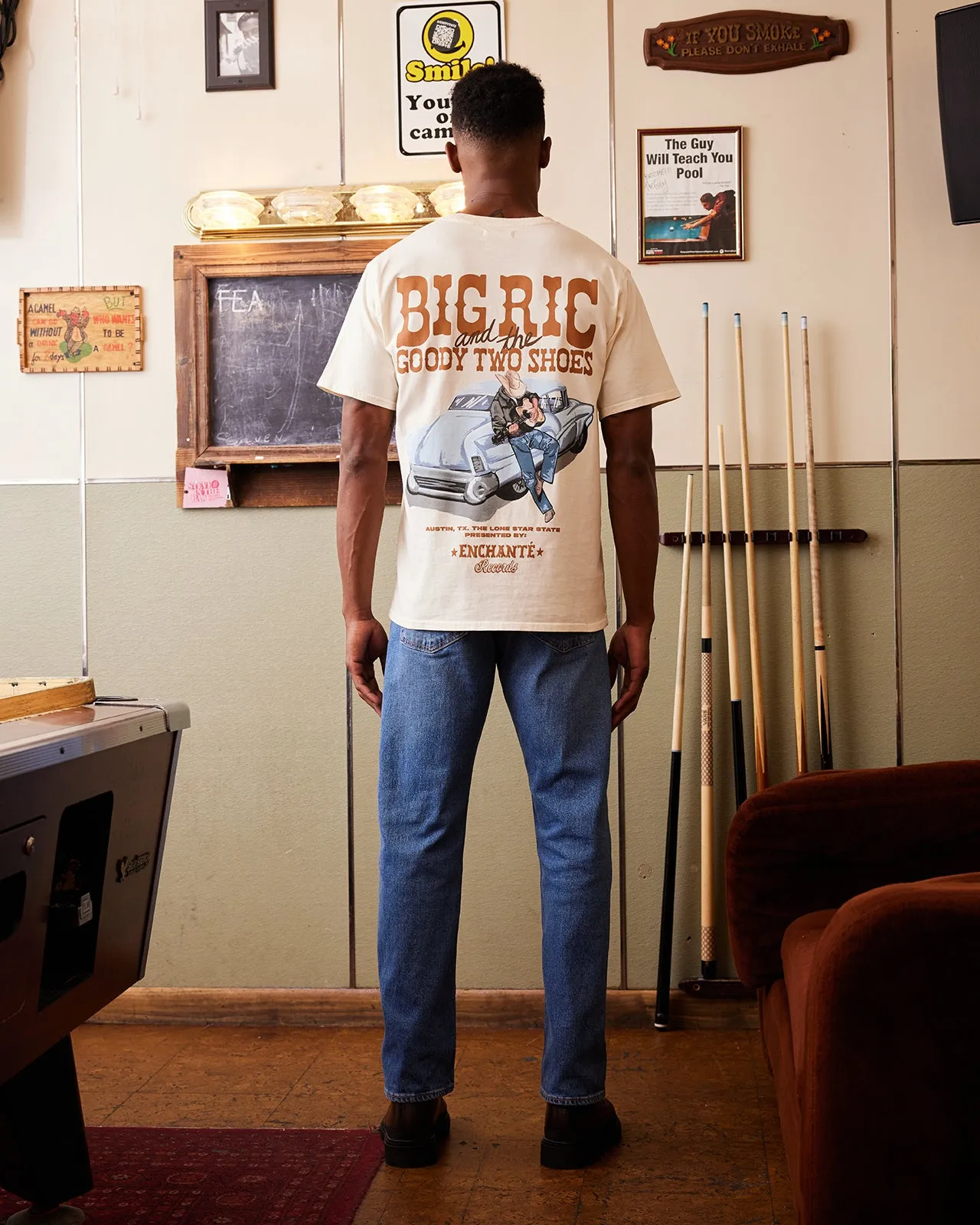 Big Ric & the Goody Two Shoes Tee | Creme