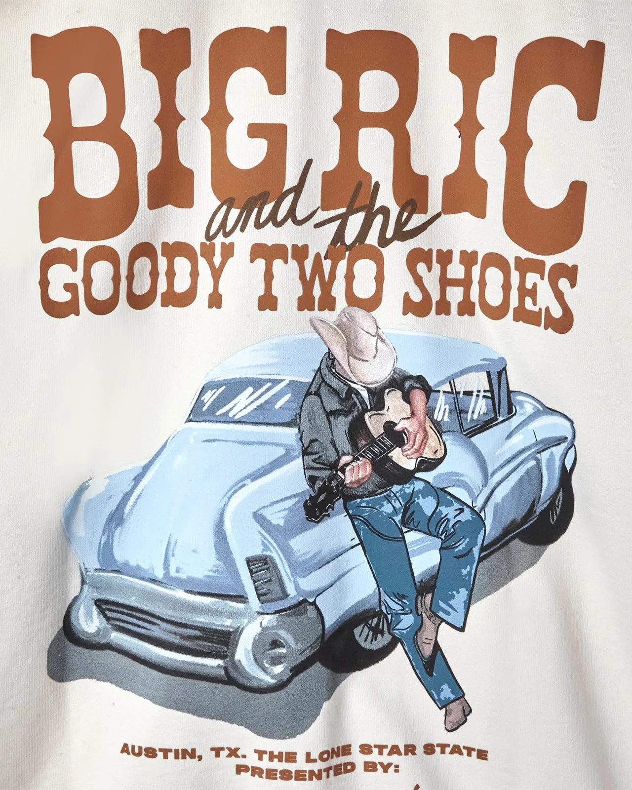 Big Ric & the Goody Two Shoes Tee | Creme