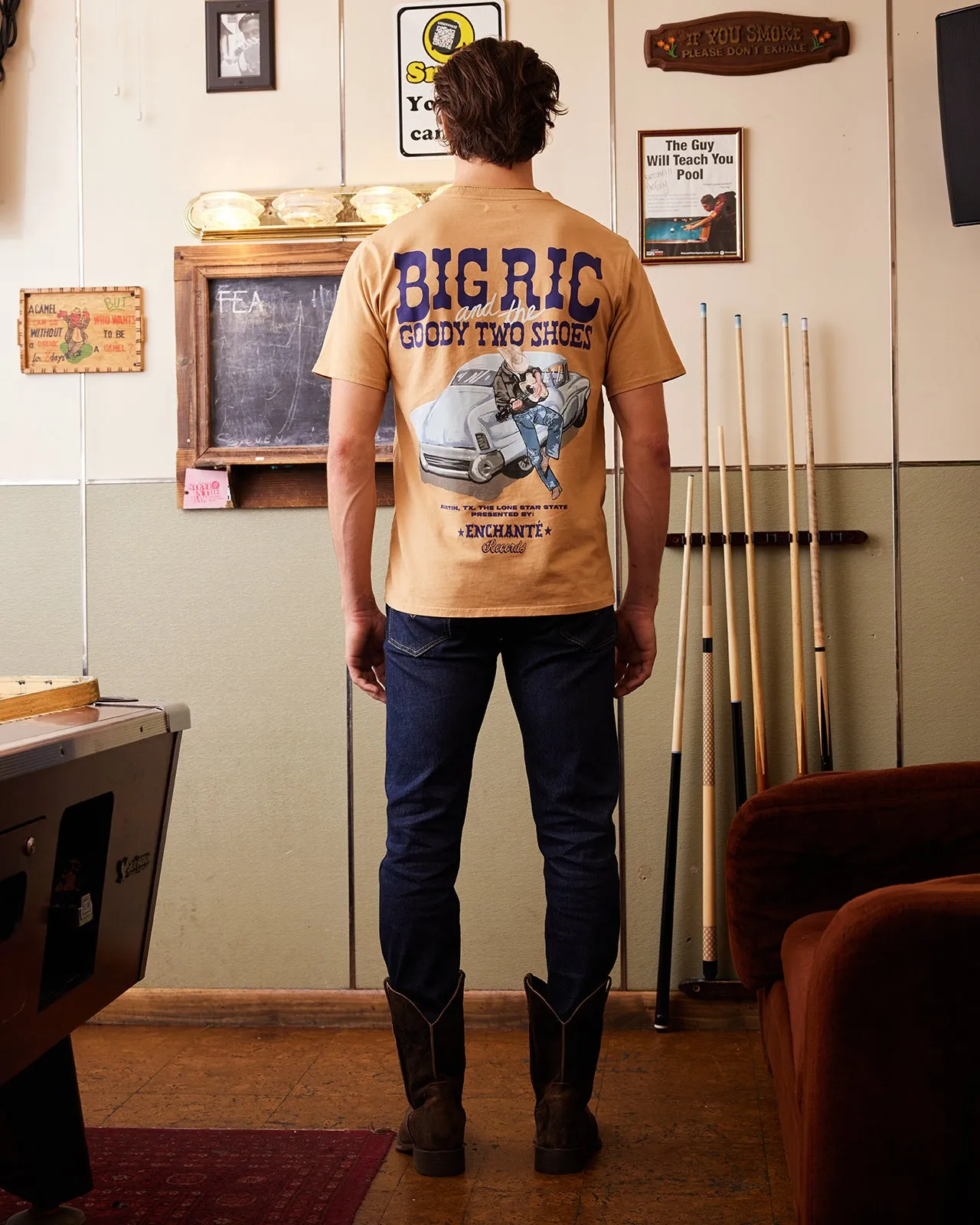 Big Ric & the Goody Two Shoes Tee | Tan