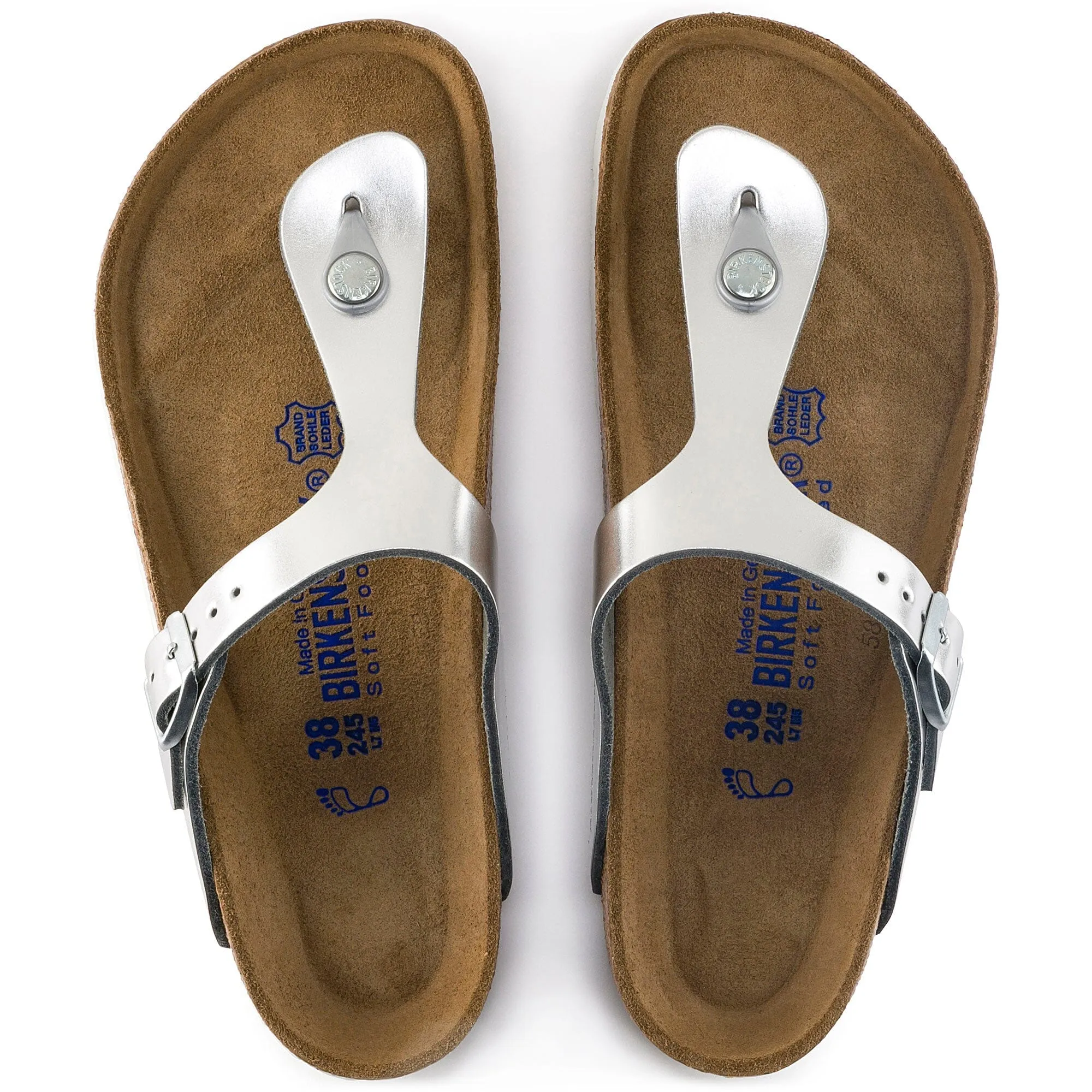 BIRKENSTOCK GIZEH SOFT FOOTBED LEATHER - FINAL SALE!