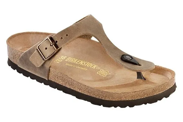 Birkenstock Gizeh Tobacco Oiled Leather